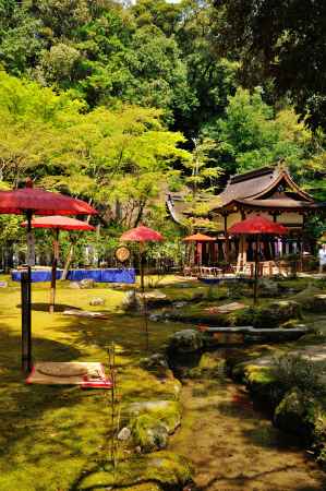 上賀茂神社　賀茂曲水宴　開宴前