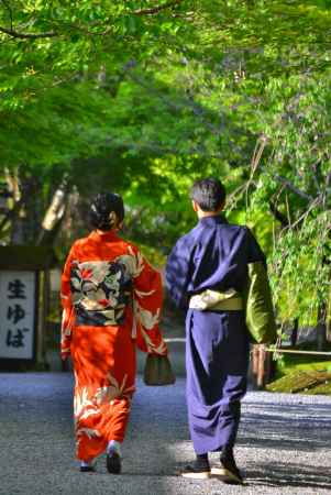 大原　スナップ　若葉のふたり