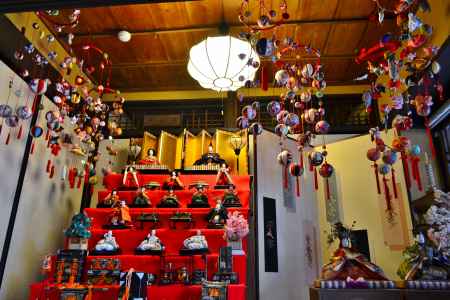 築160年の町家雛飾り