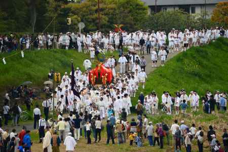 松尾大社　神幸祭　船渡御