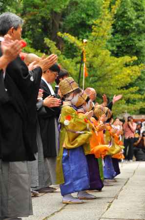 綾傘鉾　お千度の儀　礼拝