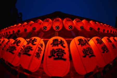 伏見稲荷大社 宵宮祭 2019　献納提灯