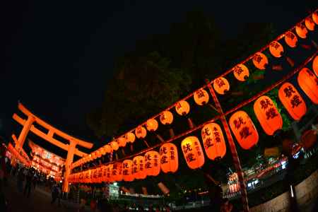 伏見稲荷大社 宵宮祭 2019　万灯神事