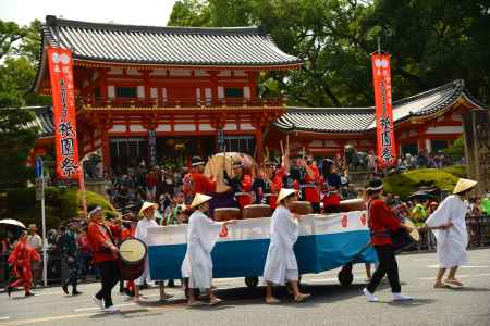 祇園祭　後祭り　2019　花傘巡行　祇園太鼓