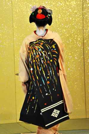 京の七夕2019　花火のだらりの帯