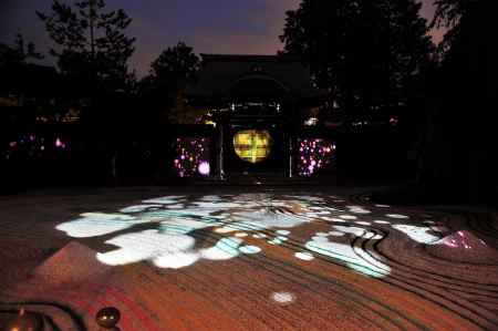 高台寺　夏のプロジェクションマッピング