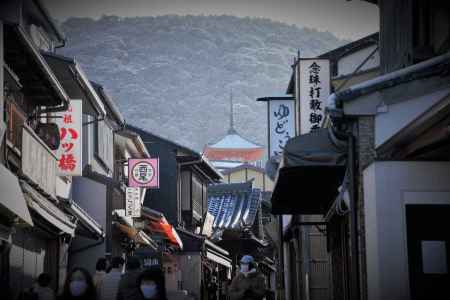 京の雪景　雪消　2-1