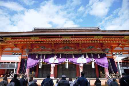 祝　国宝　本殿　