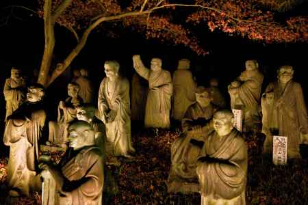 嵐山羅漢ライトアップ