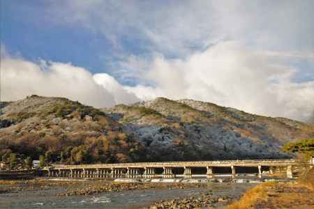 嵐山　雪景色