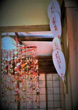 京　西陣　御殿飾り雛とつるし飾り