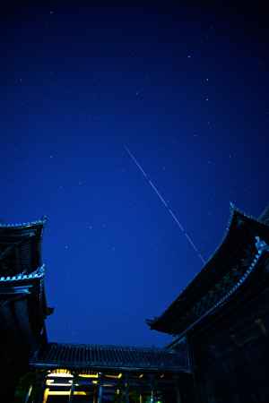 妙心寺さん国際宇宙ステーション通過します！