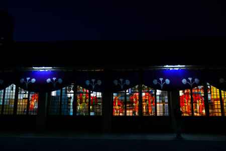 四基の御神輿と唐櫃　鎮座