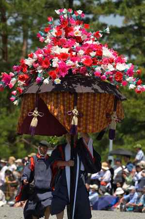 風流傘　咲き誇る