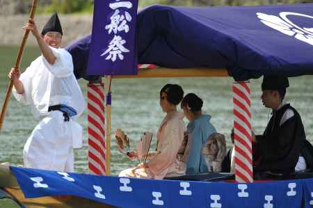 船頭さんも嬉しそう