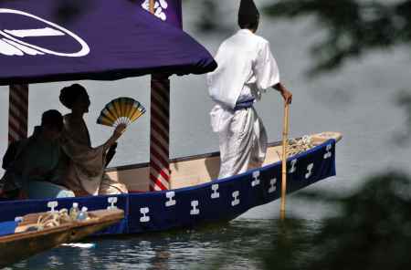 三船祭　扇子