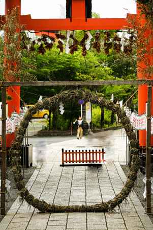 松尾大社さん　茅の輪　2023