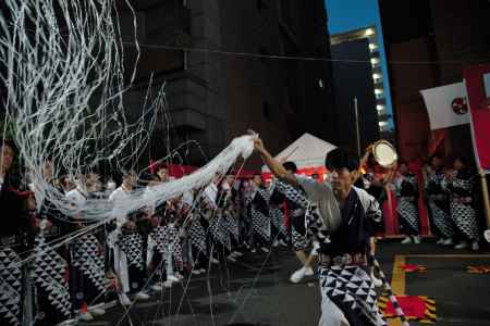 蜘蛛の糸　舞う