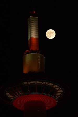 ラインアウト　中秋の名月　満月　2023