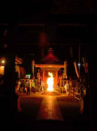 保津の火祭り　2023