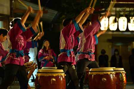 前夜祭　鳴滝子供太鼓さん　逞しく　