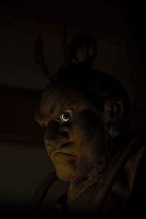 鞍馬寺さん　吽形像　