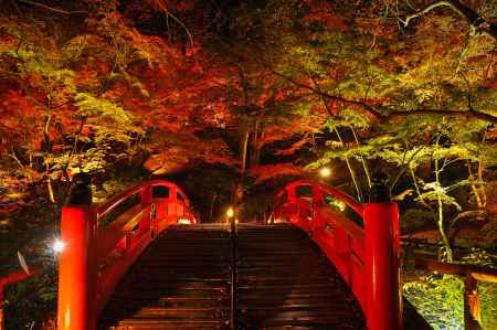 真新しい鶯橋　秋