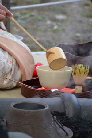 北野天満宮　梅花祭　野点