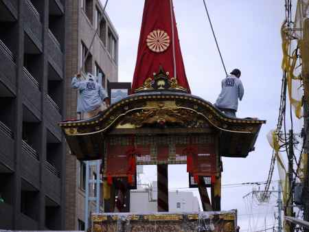 曳き初め　菊水鉾
