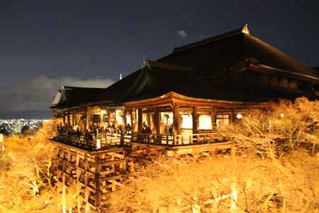 清水寺　ライトアップ