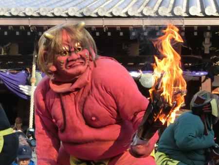 廬山寺節分祭 赤鬼