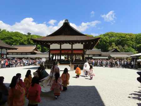 下鴨神社　斎王代御禊儀・古式道奉納3
