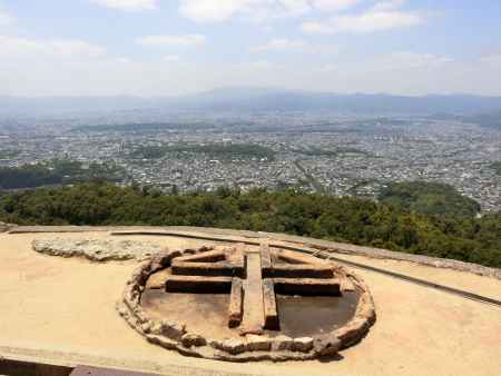大文字山火床からの眺め