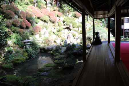 柳谷観音寺　庭園