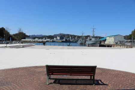 舞鶴　赤れんがパーク港の風景