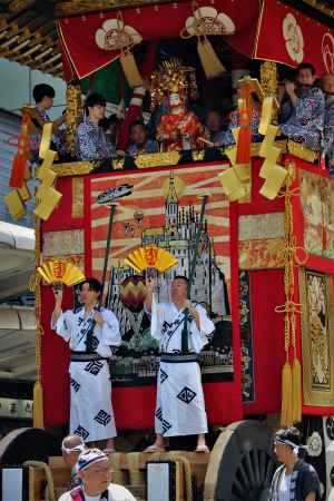 祇園祭山鉾巡行　函谷鉾