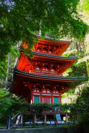 岩船寺　三重塔②