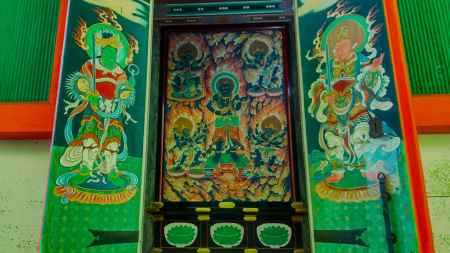 岩船寺　三重塔　御開扉②