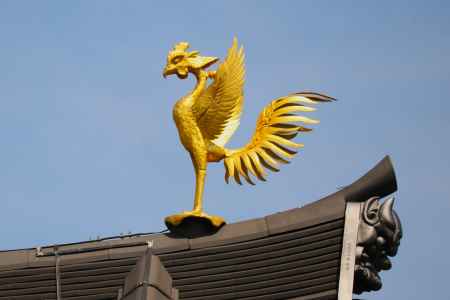 平等院鳳凰堂の屋根