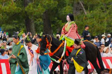 葵祭京都御苑 騎女2