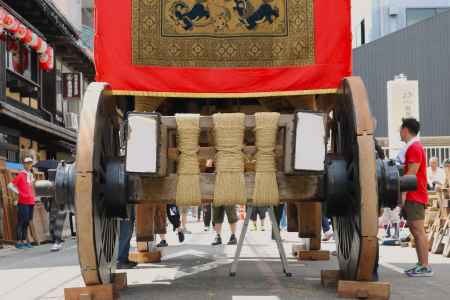 祇園祭山鉾建　岩戸山