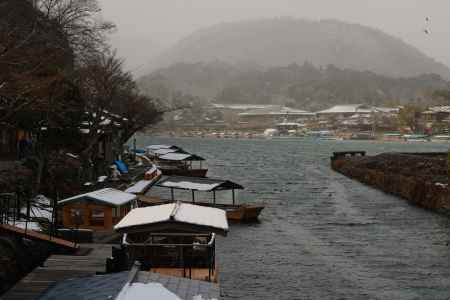 嵐山公園　保津川屋形船