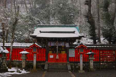 嵐山公園　櫟谷宗像神社本殿