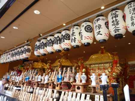 祇園祭　御旅所の御神輿