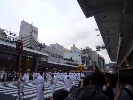 祇園祭　還幸祭出発