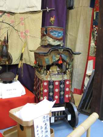 綾傘鉾のミニチュア