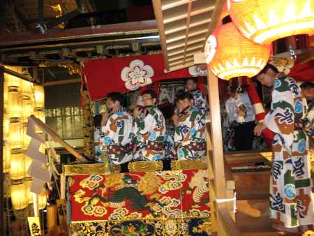 宵山の長刀鉾囃し方