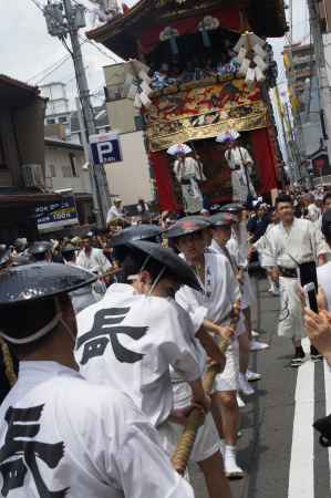 長刀鉾のお帰りー２