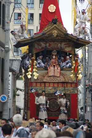 月鉾のお帰りー１