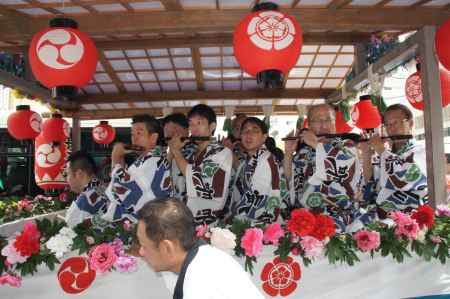 花傘巡行　長刀鉾の祇園囃子②